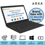 ARKA Book Laptop 11.6 inch Windows 10 FHD Intel Celeron Dual Core 4GB RAM 64GB