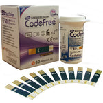 50 Strips - SD Codefree Blood Glucose Monitor/Monitoring Test/Testing Kit Replacement Strips