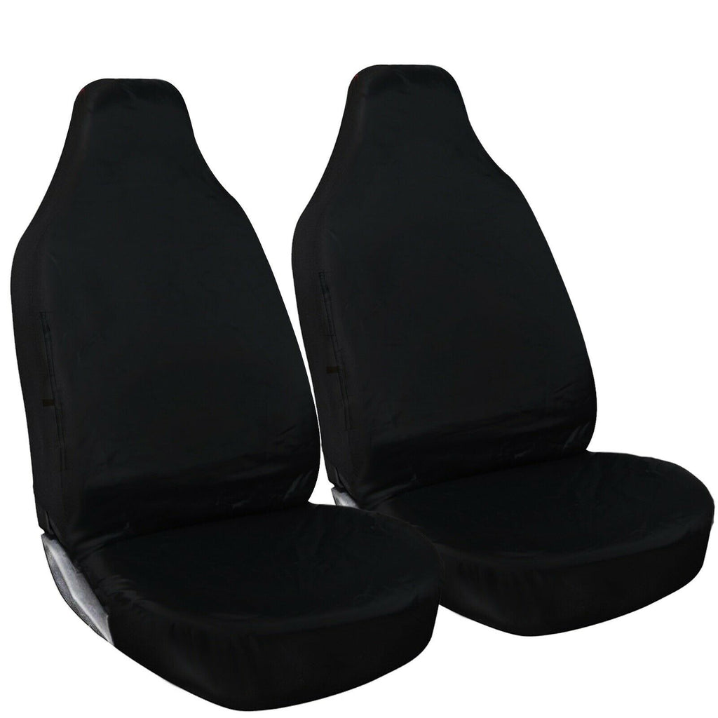 Shield Autocare © Heavy Duty 100% Waterproof Black Car Van Seat Covers 1+1